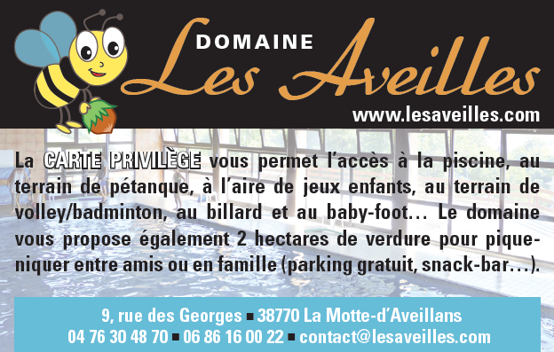 Carte Privilège des Aveilles à la Motte d'Aveillans en Isère (38).